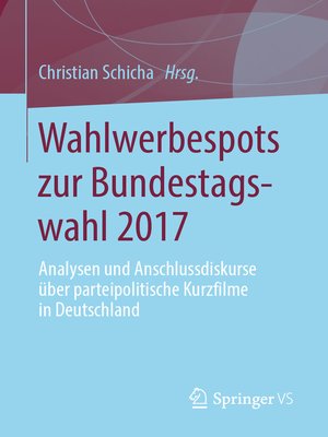 cover image of Wahlwerbespots zur Bundestagswahl 2017